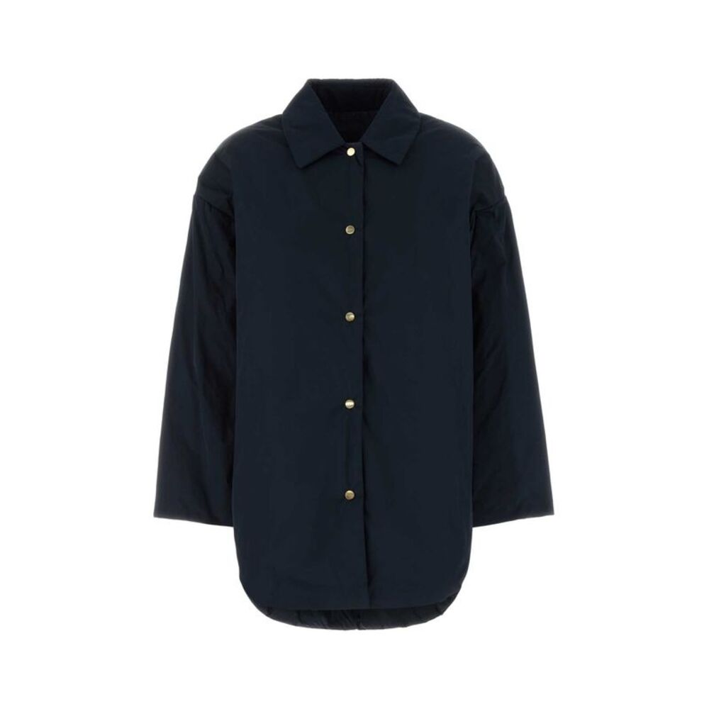 Max Mara The Cube Women Navy Blue Polyester Carlotta Padded Jacket